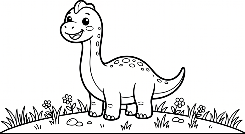 desenhos dinossauros para colorir
